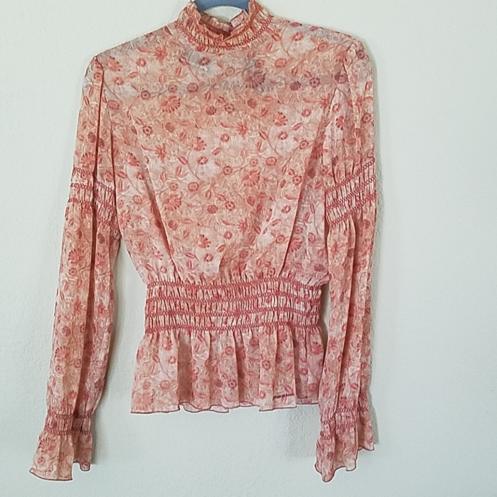 Dkny Top Keyhole Double Button Back - image 1